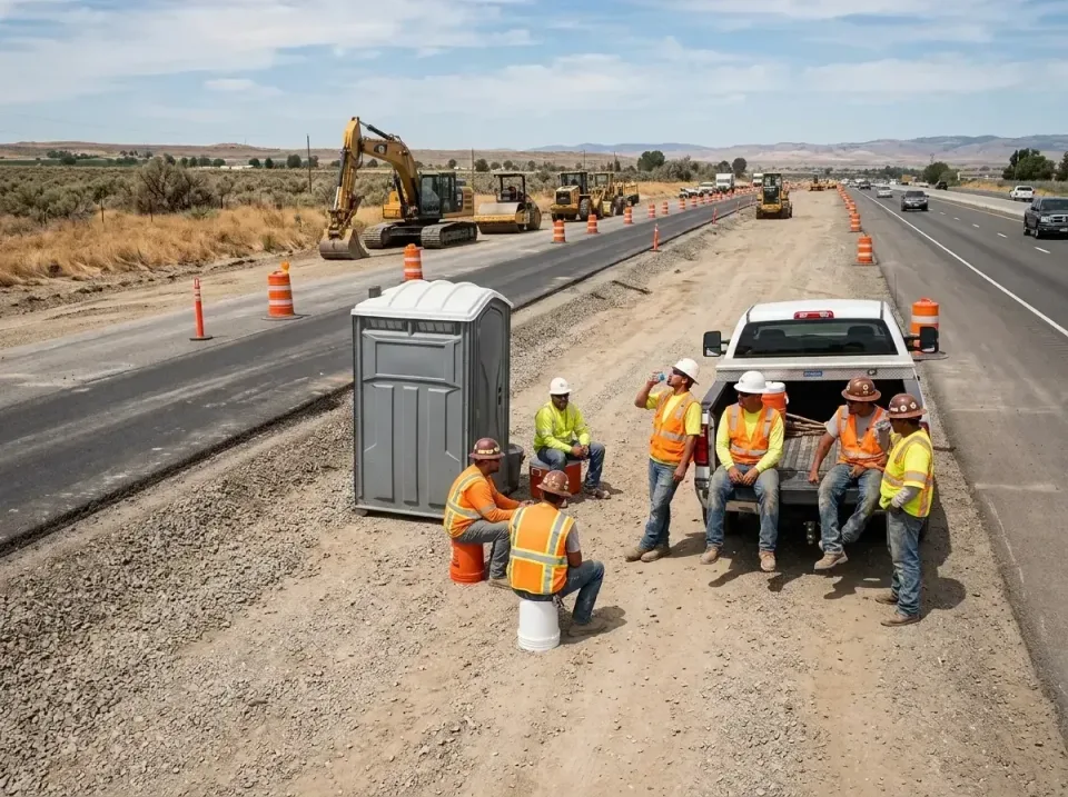 highway-road-construction-crew-007 — frequently asked questions, Porta Potty and Restroom Rentals in Union Mill, VA